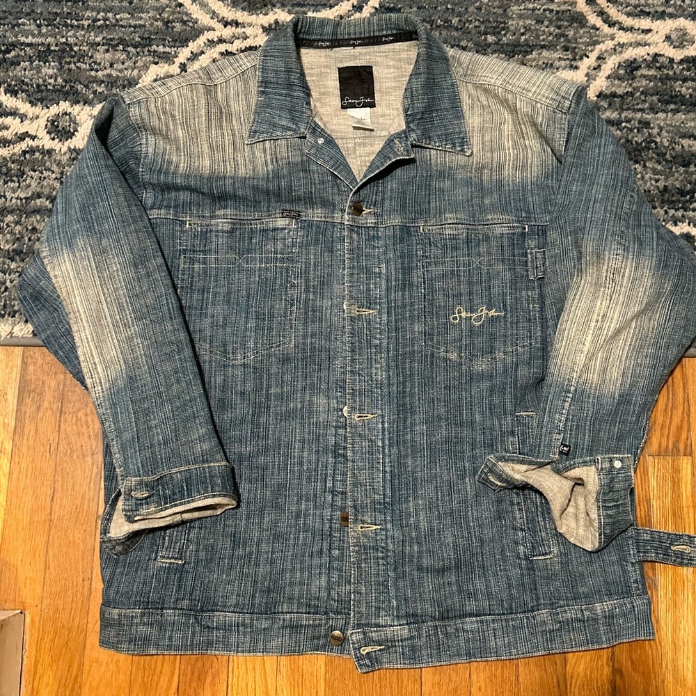 XXL Sean John denim jean trucker jacket